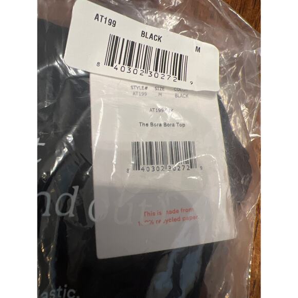 Andie Swim Black The Bora Bora Top Swimsuit NWT Size Medium - Picture 5 of 5